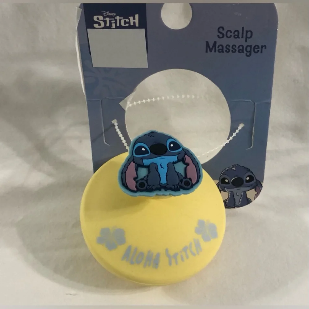 Disney Aloha Stitch Yellow Scalp Massager